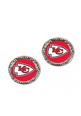 Kansas City Chiefs Hammered Post Womens Earrings