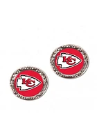 Kansas City Chiefs Hammered Post Womens Earrings