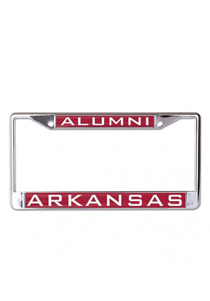 Arkansas Razorbacks Alumni Inlaid License Plate Frame - Red