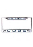 Chicago Cubs Team Name W License Plate Frame - White