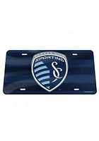 Sporting Kansas City Blue Secondary Kit Inlaid Car Accessory License Plate