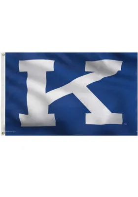 Kentucky Wildcats 3x5 College Vault Logo Grommet Blue Silk Screen Grommet Flag