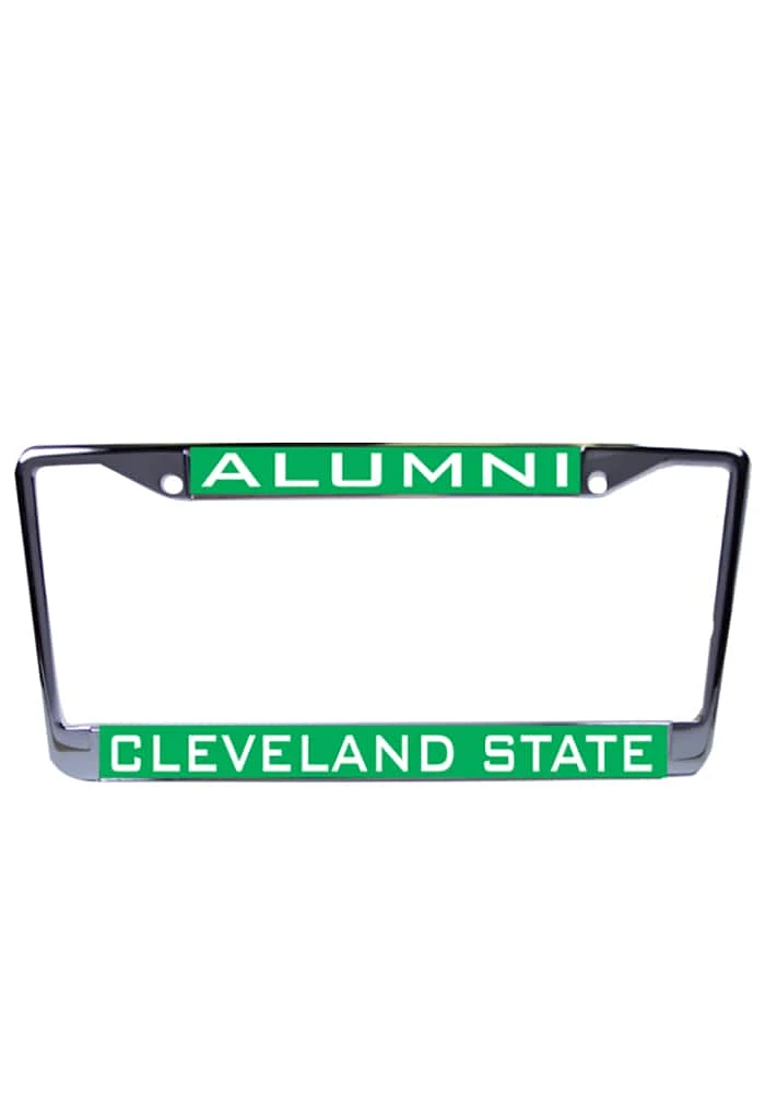 Cleveland State Vikings Alumni Inlaid License Plate Frame - Green