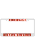 Ohio State Buckeyes Team Name Inlaid License Frame