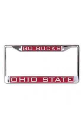 Ohio State Buckeyes Go Bucks Inlaid License Frame