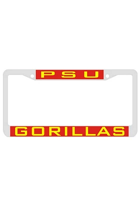 Pitt State Gorillas Team Name Inlaid License Plate Frame - Red