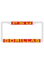 Pitt State Gorillas Team Name Inlaid License Plate Frame - Red