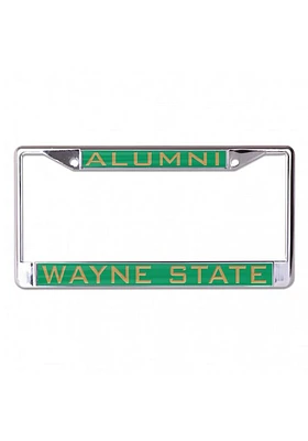 Wayne State Warriors Alumni Inlaid License Plate Frame - Green