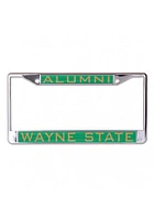 Wayne State Warriors Alumni Inlaid License Plate Frame - Green
