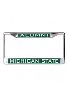 Michigan State Spartans Alumni Inlaid License Plate Frame - Green
