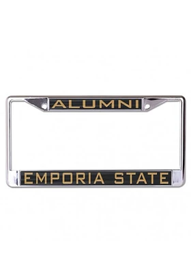 Emporia State Hornets Alumni Inlaid License Plate Frame - Black