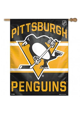 Pittsburgh Penguins Team Logo Banner - Black
