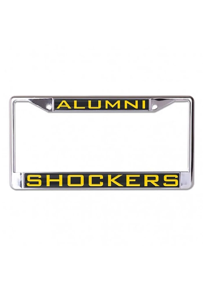 Wichita State Shockers Alumni Inlaid License Plate Frame - Black