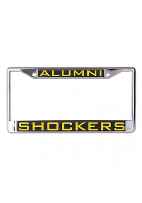Wichita State Shockers Alumni Inlaid License Plate Frame - Black