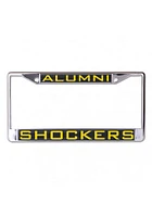 Wichita State Shockers Alumni Inlaid License Plate Frame - Black