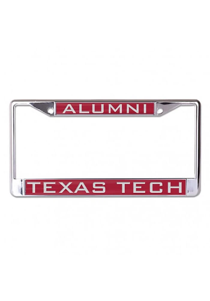 Texas Tech Red Raiders Alumni Inlaid License Plate Frame - Red