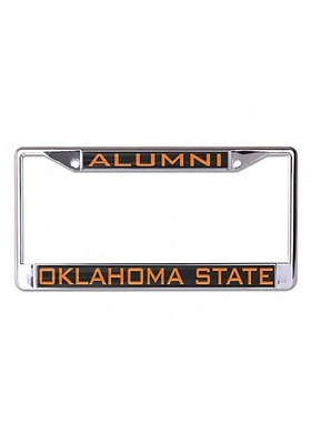 Oklahoma State Cowboys Alumni Inlaid License Plate Frame - Black