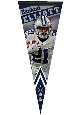 Dallas Cowboys Ezekiel Elliott Player 12X30 Premium Pennant Pennant