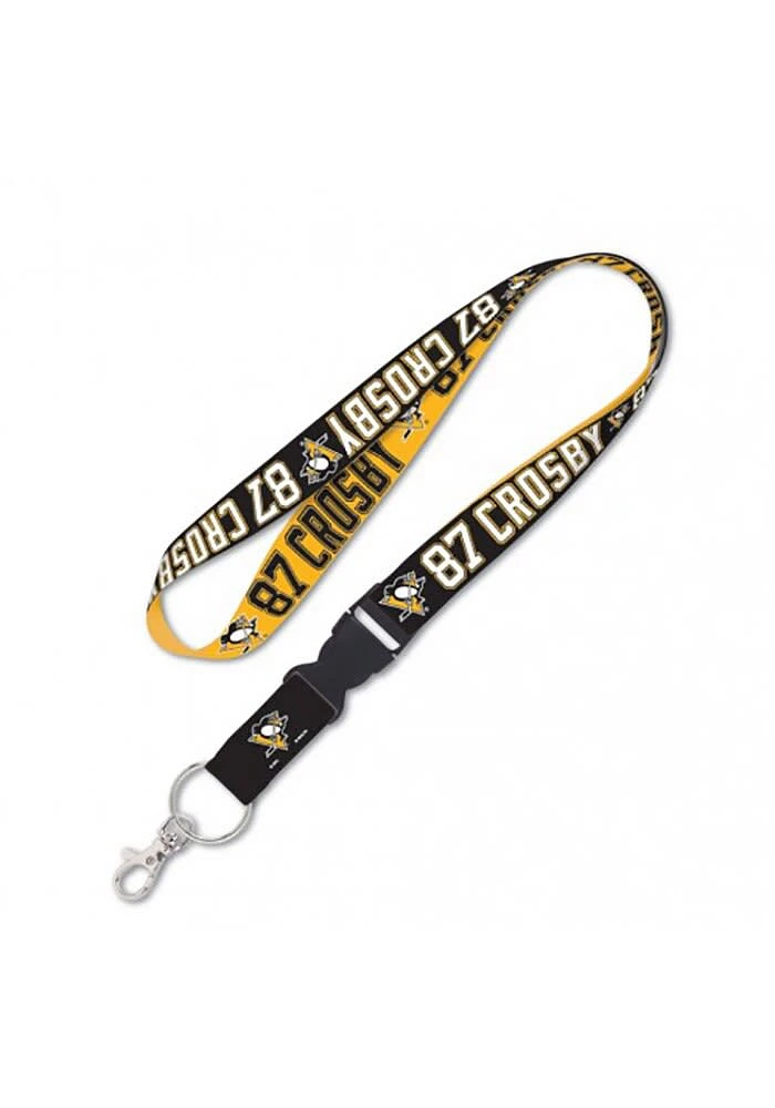Pittsburgh Penguins 1 Detachable Buckle Lanyard - Black