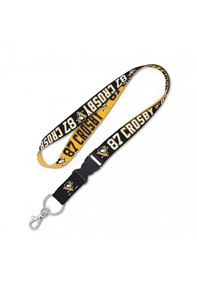 Pittsburgh Penguins 1 Detachable Buckle Lanyard - Black