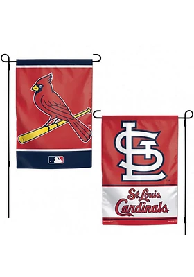 St Louis Cardinals 2-Sided Team Logo Garden Flag - Red