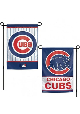 Chicago Cubs 2-Sided Team Logo Garden Flag - Blue