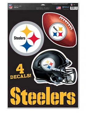 Pittsburgh Steelers 11x17 Multi Use Auto Decal - Black