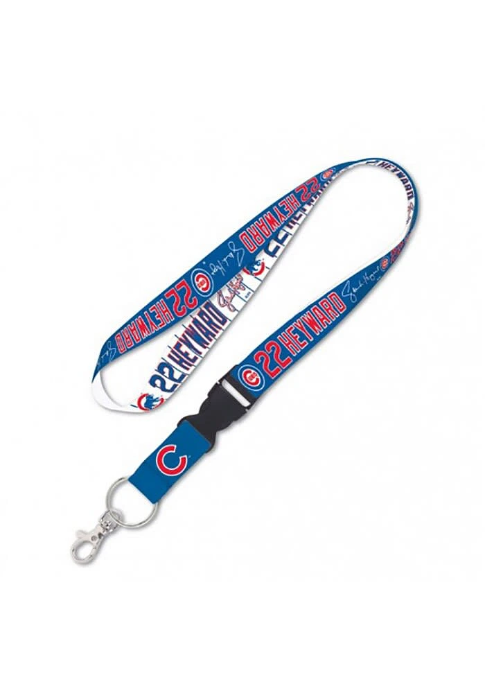 Jason Heyward Chicago Cubs Detachable Lanyard - Blue