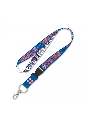 Jason Heyward Chicago Cubs Detachable Lanyard - Blue