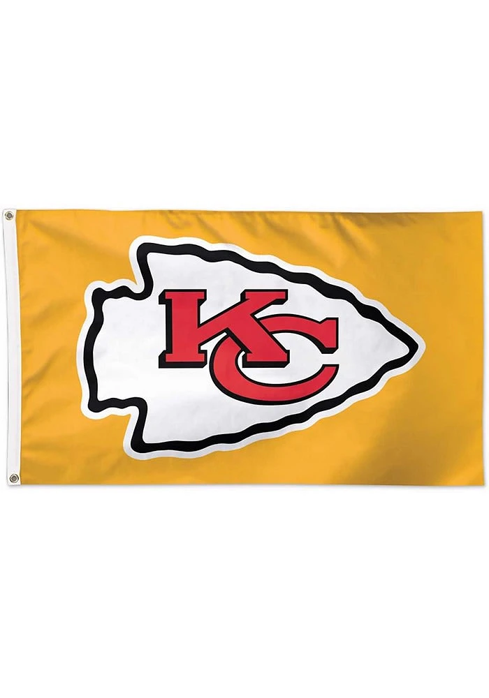 Kansas City Chiefs 3X5 Silk Screen Grommet Flag
