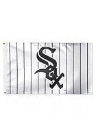 Chicago White Sox Alternate Background Silk Screen Grommet Flag - Black