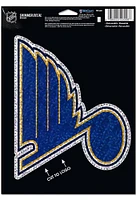 St Louis Blues Shimmer Auto Decal - Blue