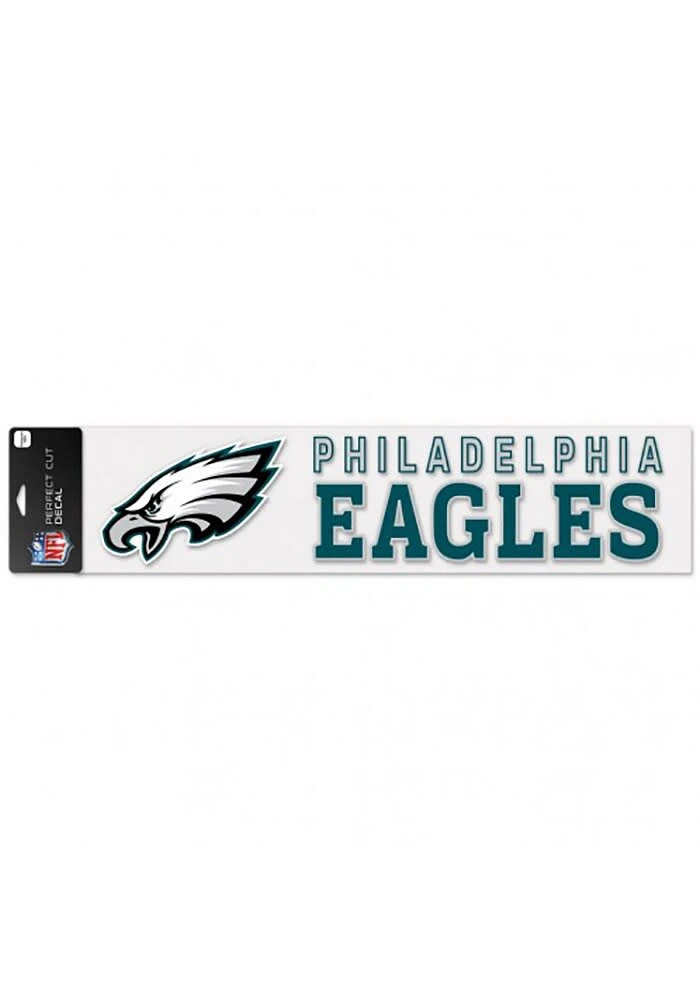 Philadelphia Eagles 4x17 Perfect Cut Auto Decal - Midnight Green