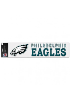 Philadelphia Eagles 4x17 Perfect Cut Auto Decal - Midnight Green