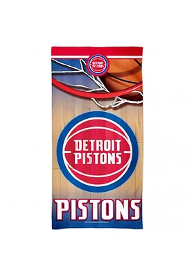 Detroit Pistons 30 x 60 Team Logo Beach Towel