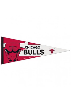 Chicago Bulls 12x30 Logo Premium Pennant - Red