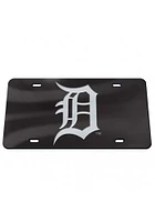 Detroit Tigers Black Crystal Mirror Car Accessory License Plate