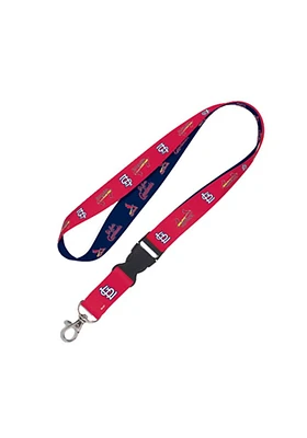 St Louis Cardinals 2 Color Buckle Lanyard - Red