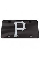 Pittsburgh Pirates Black Crystal Mirror Car Accessory License Plate