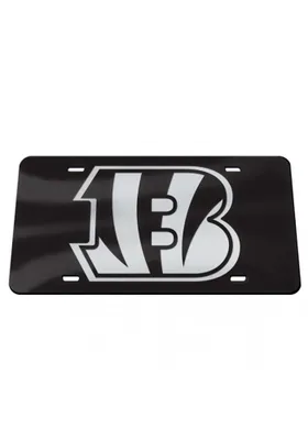 Cincinnati Bengals Chrome Car Accessory License Plate