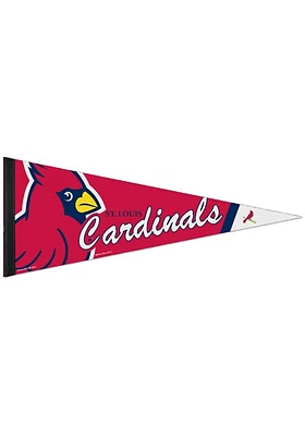 St Louis Cardinals 12x30 Logo Premium Pennant - Red