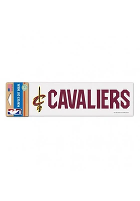 Cleveland Cavaliers Logo and Script Auto Decal - Maroon