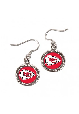 Kansas City Chiefs Hammered Womens Earrings