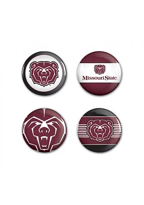 Missouri State Bears 4PK Button -