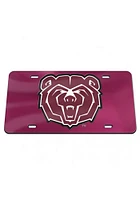 Missouri State Bears Maroon Mirror Car Accessory License Plate