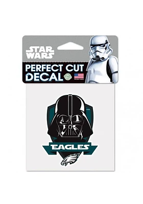 Philadelphia Eagles 4x4 Star Wars Darth Vader Auto Decal - Midnight Green