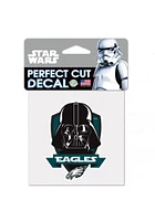 Philadelphia Eagles 4x4 Star Wars Darth Vader Auto Decal - Midnight Green