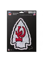 Kansas City Chiefs 5x7 Shimmer Auto Decal - Red