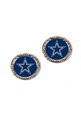 Dallas Cowboys Hammered Post Womens Earrings