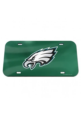 Philadelphia Eagles Kelly Green Team Logo Inlaid Car Accessory License Plate